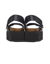 PLATFORM BIRK BLACK WHITE PALM ANGELS