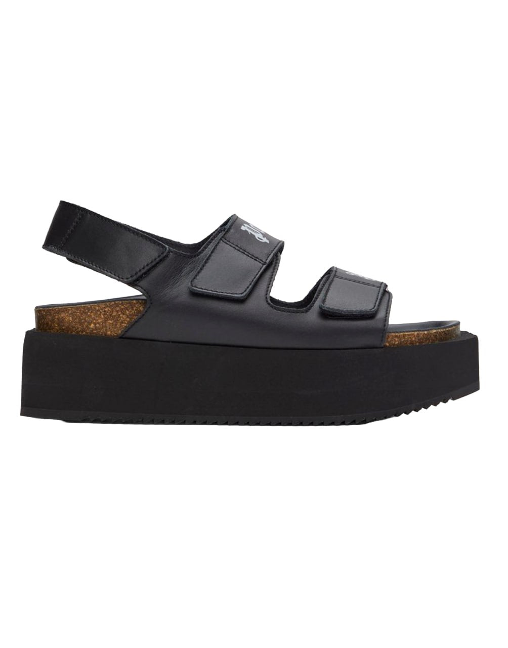 PLATFORM BIRK BLACK WHITE PALM ANGELS