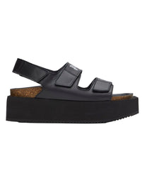 PLATFORM BIRK BLACK WHITE PALM ANGELS