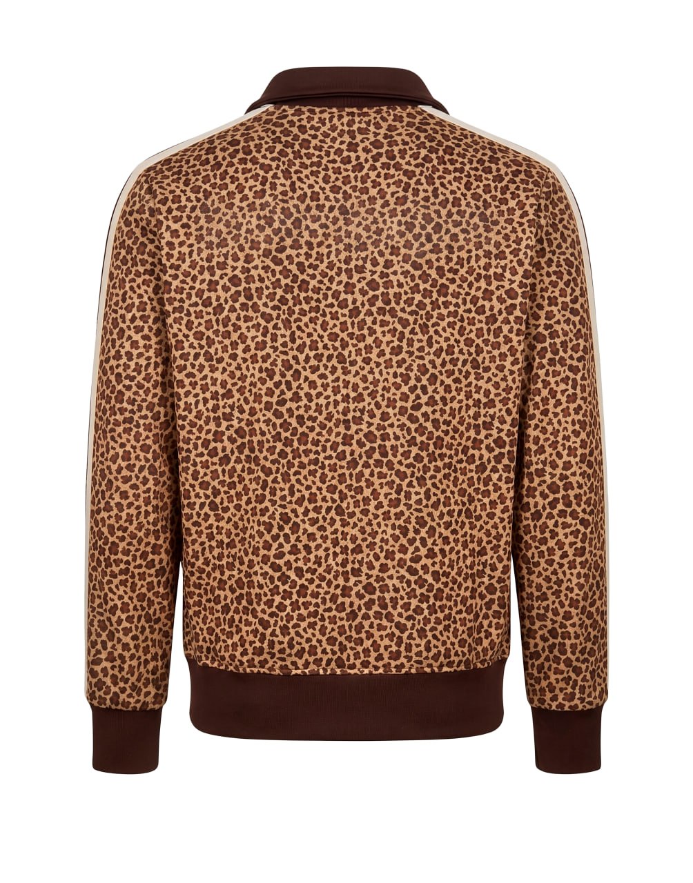 LEOPARD JAQUARD TRACK JACK BEIGE OFF WHIT PALM ANGELS