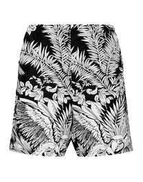 JUNGLE PARROTS SHORT BLACK WHITE PALM ANGELS