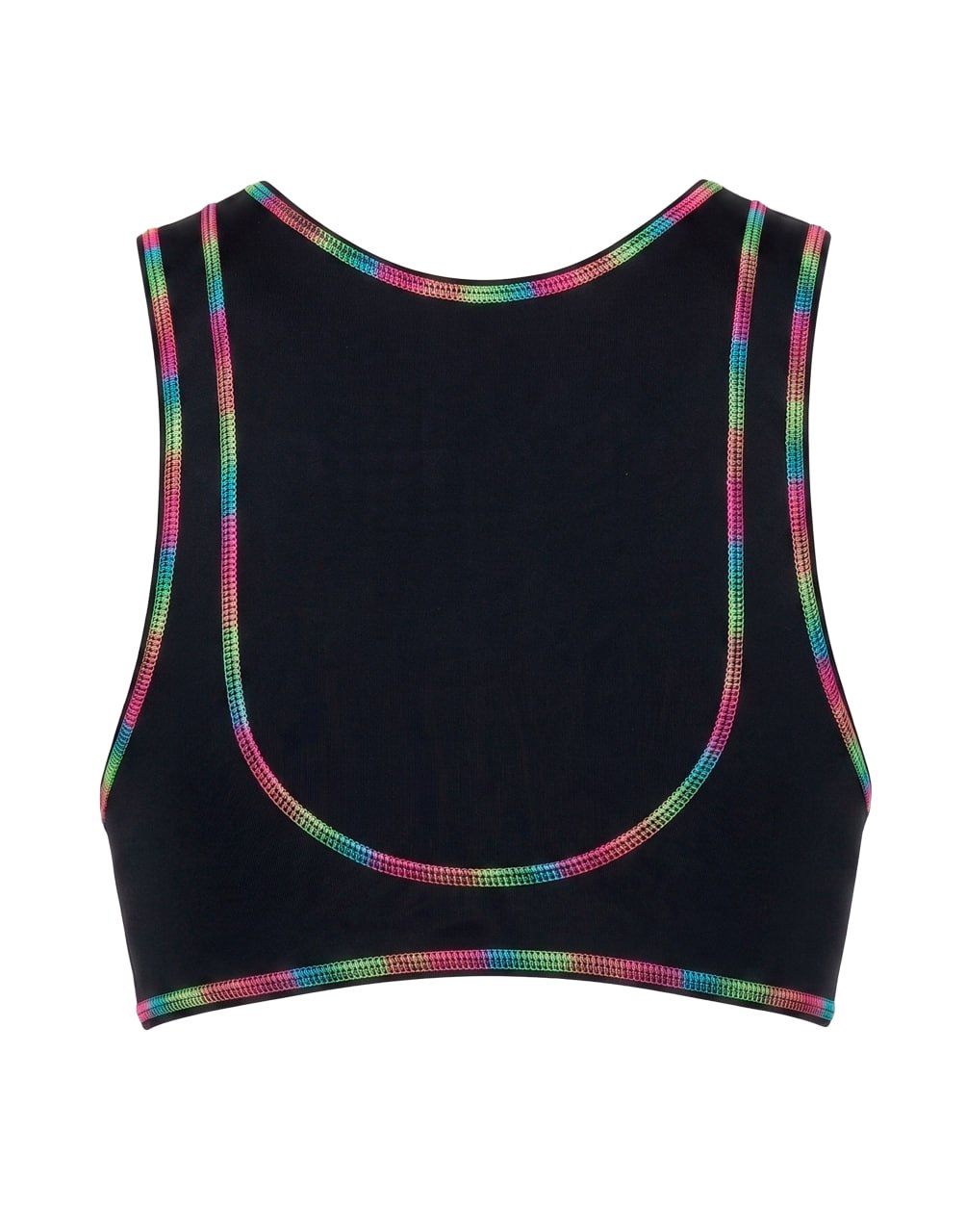 RAINBOW MIAMI TRAINING TOP BLACK WHITE PALM ANGELS