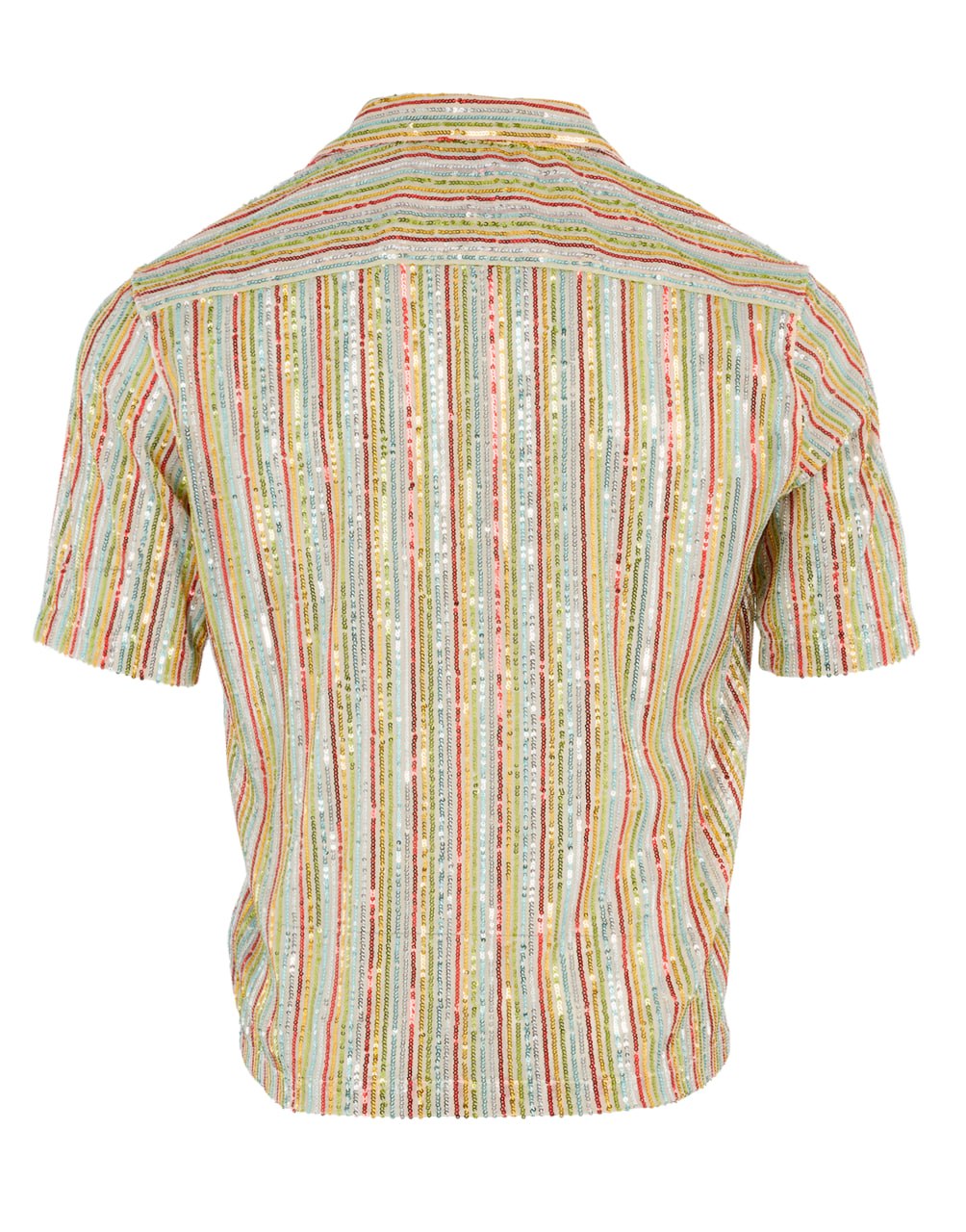 RAINBOW SEQUINS BOWLING SH MULTICOLOR MULT PALM ANGELS
