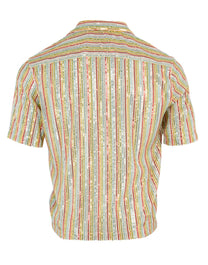 RAINBOW SEQUINS BOWLING SH MULTICOLOR MULT PALM ANGELS