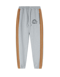 SUNDAY SWEATPANTS MELANGE GREY BL PALM ANGELS