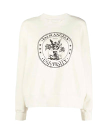 COLLEGE CLASSIC CREW BUTTER BLACK PALM ANGELS