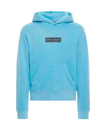 GD BOX LOGO HOODY LIGHT BLUE BLA PALM ANGELS