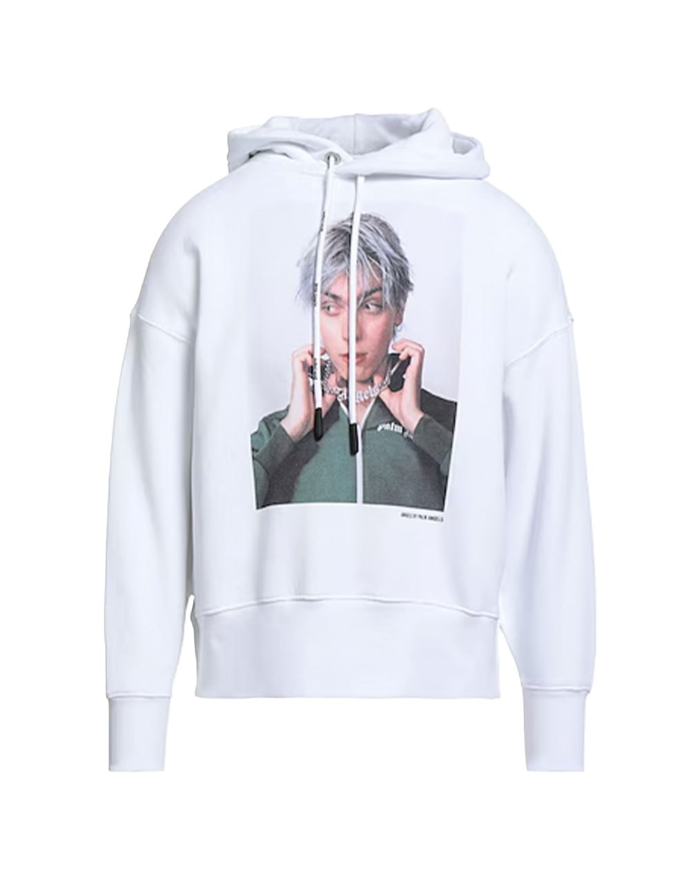 SIMS X PALM HOODY WHITE GREEN PALM ANGELS