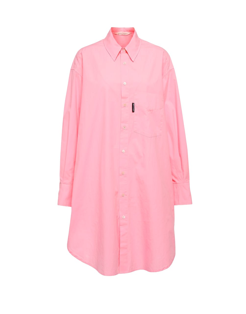 GD OVERLOGO SHIRT DRESS PINK BLACK PALM ANGEL