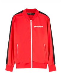 LNY_BOMBER TRACK JKT RED BALCK PALM ANGELS
