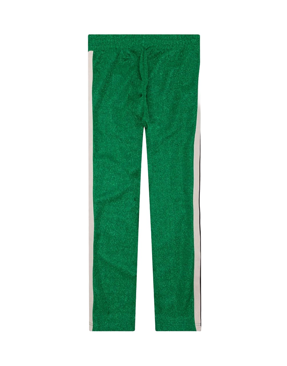 LUREX TRACK PANTS GREEN WHITE PALM ANGELS