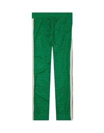 LUREX TRACK PANTS GREEN WHITE PALM ANGELS