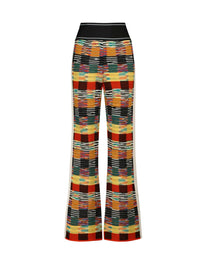 PA MISSONI KNITTED PANTS MULTICOLOR WHIT PALM ANGELS