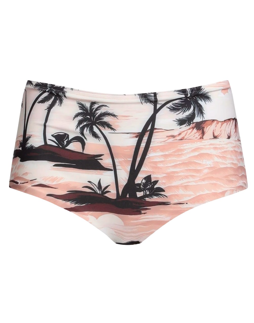 HAWAIIAN DREAM BIKINI CULO BEIGE BLACK PALM ANGELS