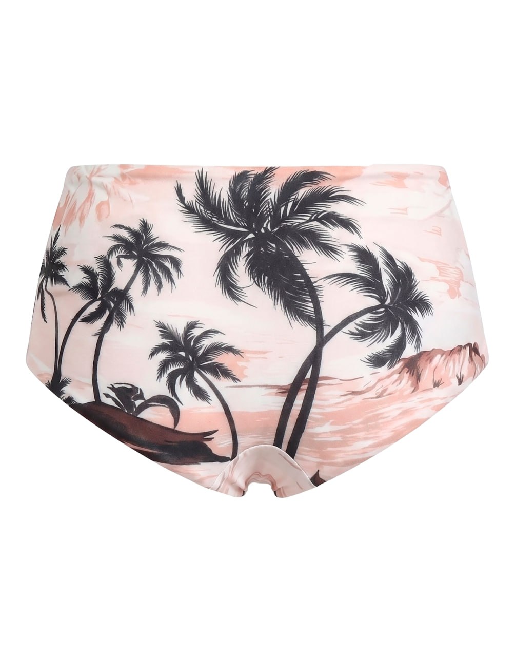 HAWAIIAN DREAM BIKINI CULO BEIGE BLACK PALM ANGELS