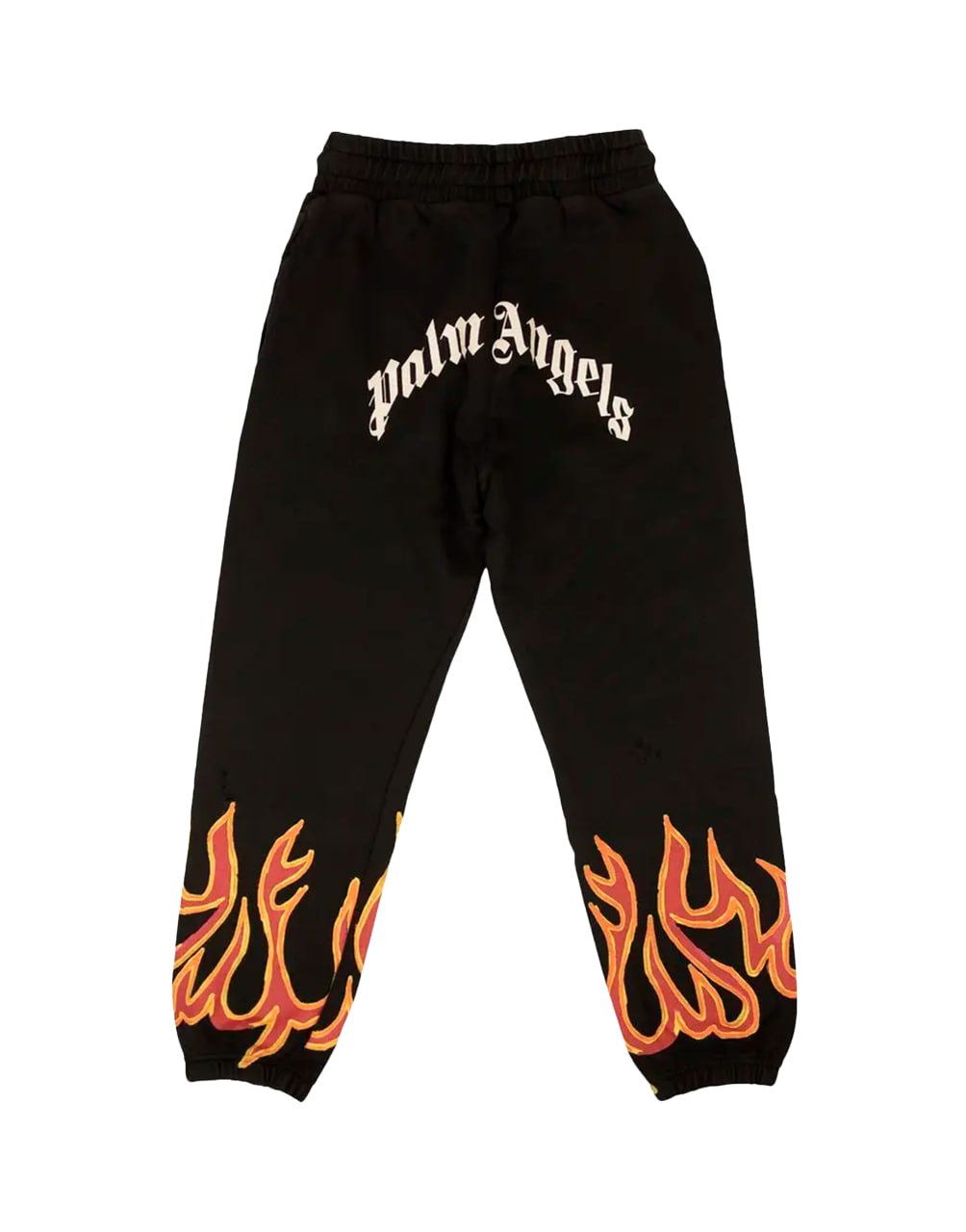 GD GRAFFITI FLAMES SWEATPA BLACK RED PALM ANGELS