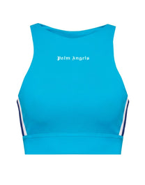 TRACK TRAINING TOP GREEN WHITE PALM ANGELS