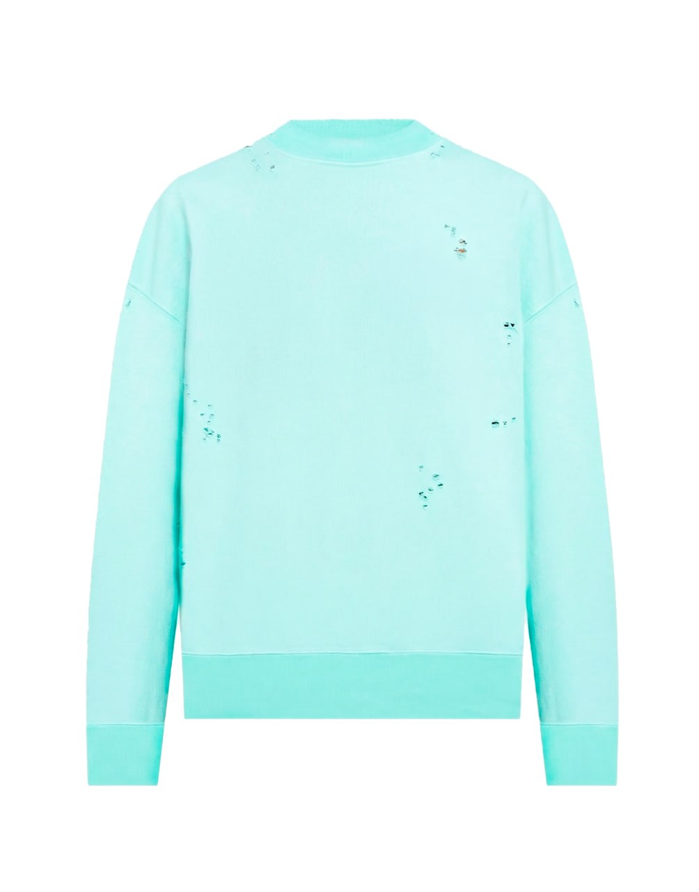 PALM SIGN VINT CREW LIGHT BLUE MUL PALM ANGELS