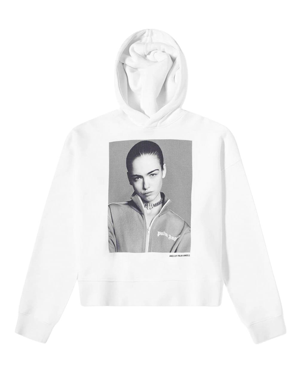 SIMS X PALM HOODY WHITE BLACK PALM ANGELS