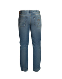 MW REGULAR 5 POCKETS COBALT BLUE OC PALM ANGELS