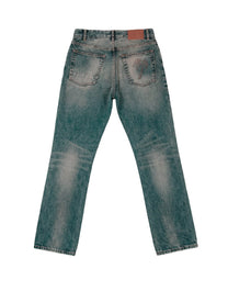 CURVED REGULAR 5 POCKETS LIGHT BLUE BRO PALM ANGELS