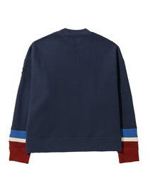 PA X MOCLEAR SWEATSHIRT WITH BLUE WHITE PALM ANGELS