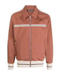 MINI TAPE TRACK JKT BROWN OFF WHIT PALM ANGELS