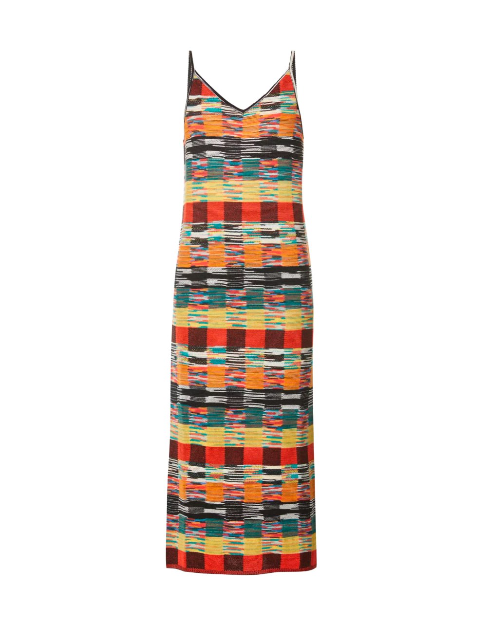 PA MISS ONI KNITTED DRESS MULTICOLOR MULT PALM ANGELS