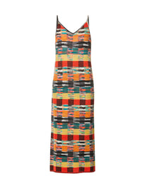 PA MISS ONI KNITTED DRESS MULTICOLOR MULT PALM ANGELS