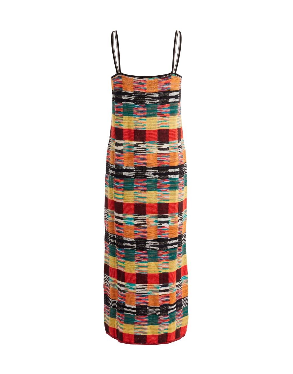 PA MISS ONI KNITTED DRESS MULTICOLOR MULT PALM ANGELS