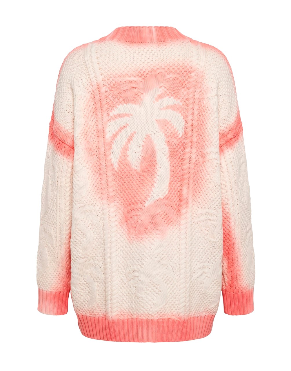 SPRAYED PALM FISHERMAN LCA OFF WHITE PINK PALM ANGELS