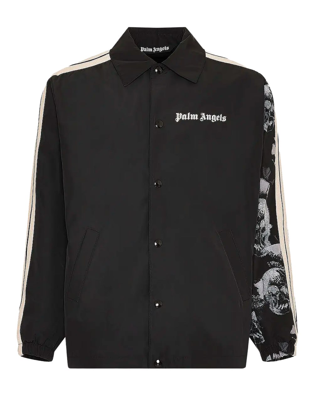 SLEEVE PRINT COACH JKSHIR BLACK WHITE PALM ANGELS