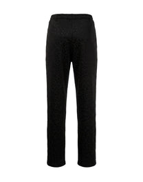 TUXEDO LEOPARD TRACK PANTS BLACK WHITE PALM ANGELS