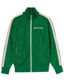 LUREX TRACK JACKET GREEN WHITE PALM ANGELS