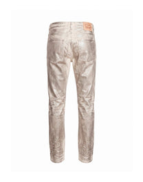METALLIC WHITE WASH REG 5 OFF WHITE SILVER PALM ANGELS