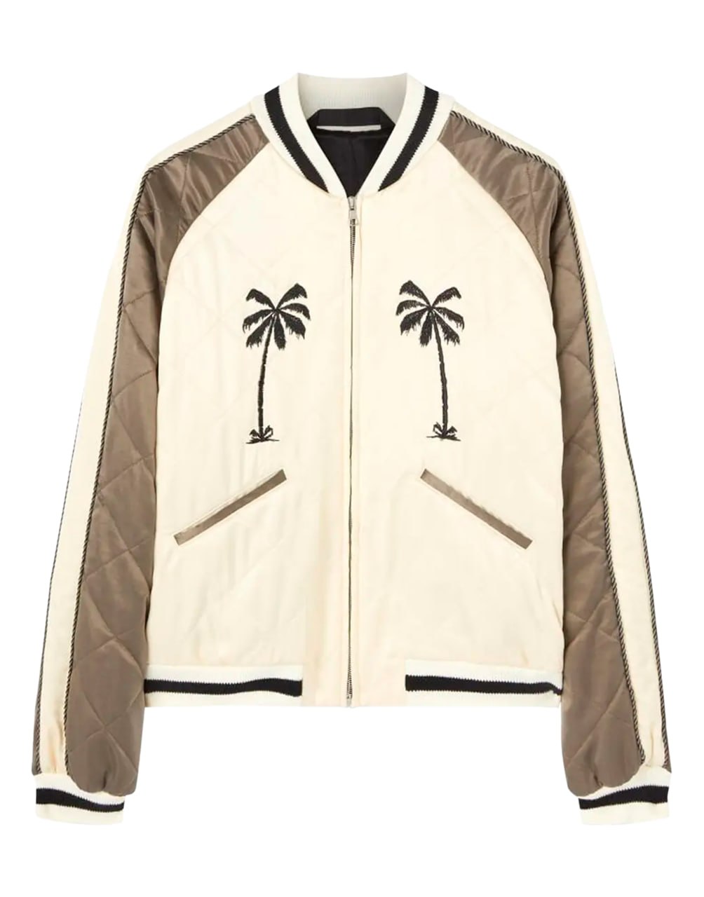 UPSIDEDOWN PALM SUKAJAN JACKET BROWN BUTTER PALM ANGELS