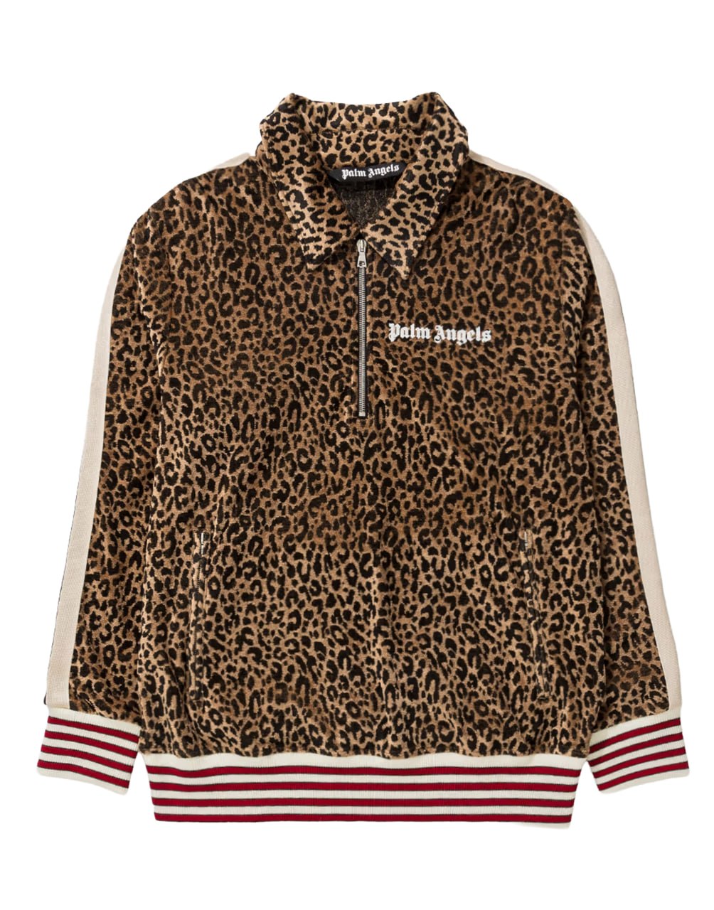 POLO COLLAR ANIMAL TRACK J GOLD WHITE PALM ANGELS