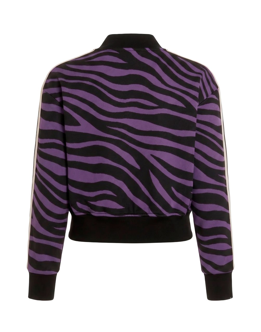 JQRD ZEBRA BOMBER TRACKJACKET PURPLE BLACK PALM ANGELS