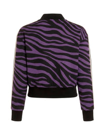 JQRD ZEBRA BOMBER TRACKJACKET PURPLE BLACK PALM ANGELS
