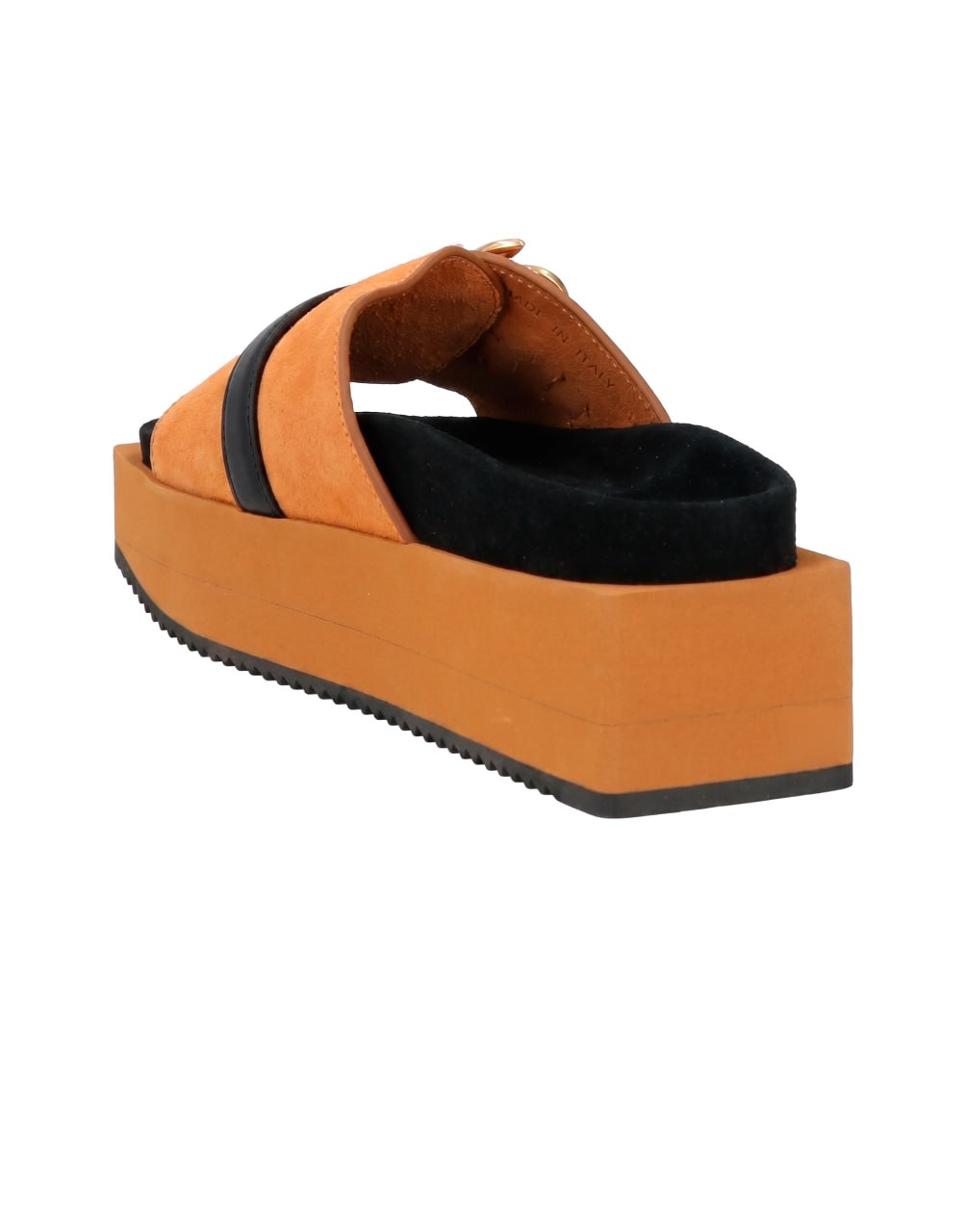 PALM BUCKLE PLATFORM SAND BLACK PALM ANGELS