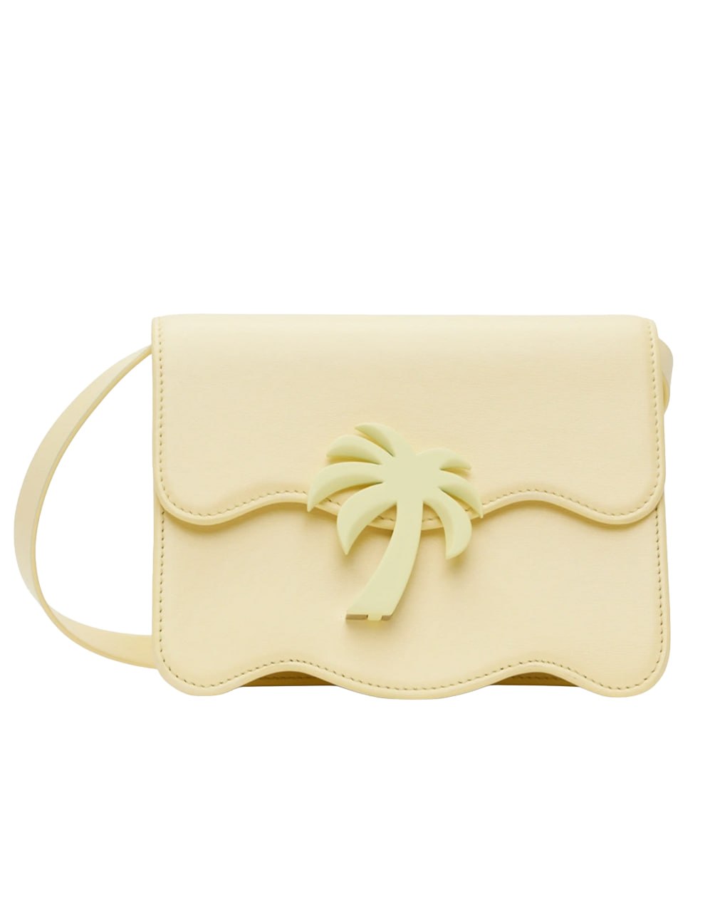 EMBOSSED PALM BEACH BELT B YELLOW YELLOW PALM ANGELS
