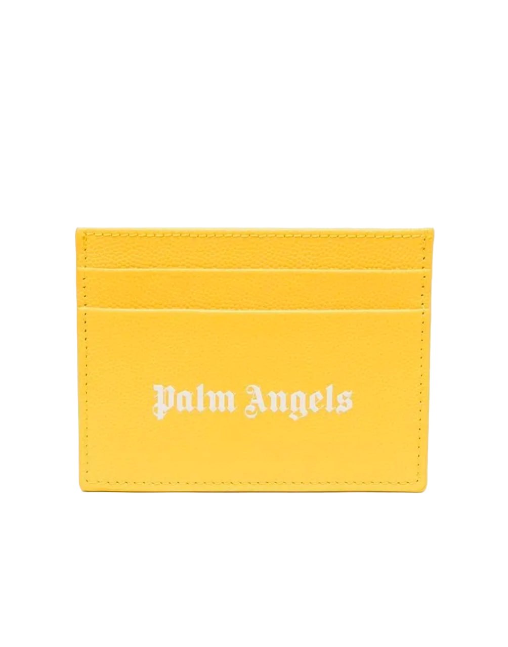 ZIP CARD HOLDER CAVIAR YELLOW WHITE PALM ANGELS