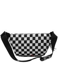 FANNY PACK PRINTED DAMIER BLACK WHITE PALM ANGELS