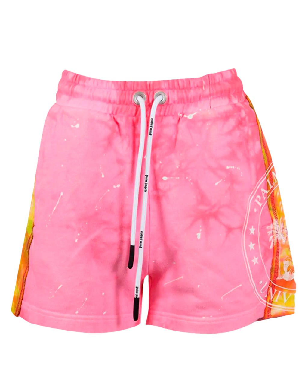 MIX TIEDYE COLLEGE SWEATSH FUCHSIA WHITE PALM ANGELS