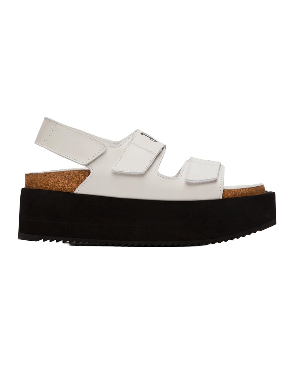 PLATFORM BIRK WHITE BLACK PALM ANGELS