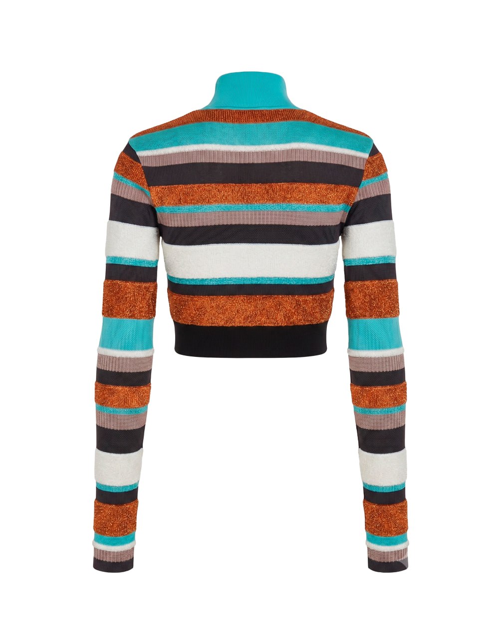 LUREX STRIPES KNIT LG TOP MULTICOLOR BLACK PALM ANGELS