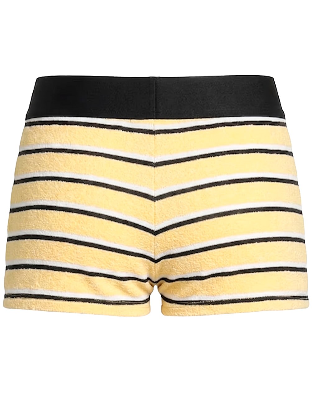 STRIPES KNIT LOGO SHORTS YELLOW BLACK PALM ANGELS