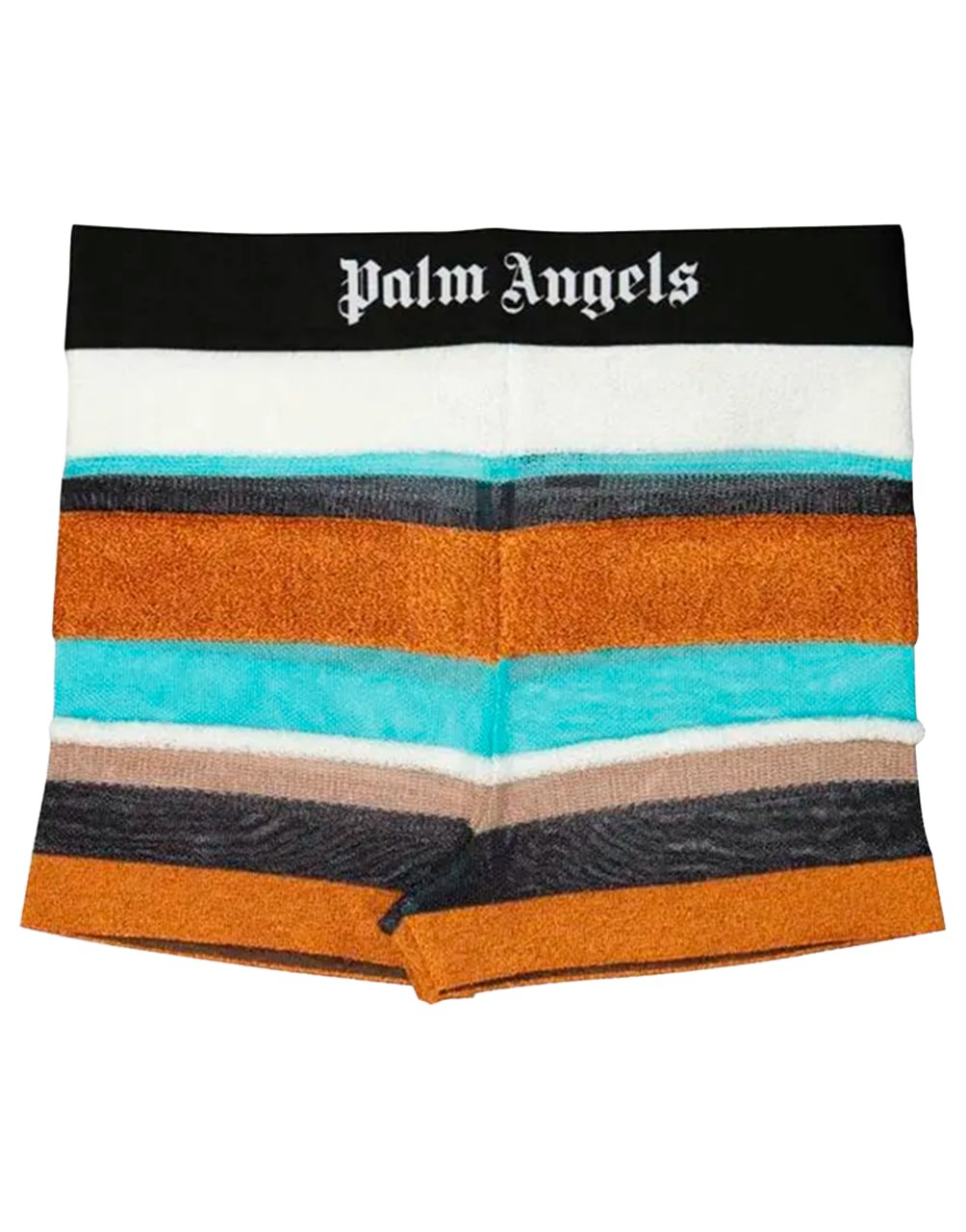 LUREX STRIPES KNIT LOGO TOP MULTICOLOR BLACK PALM ANGELS