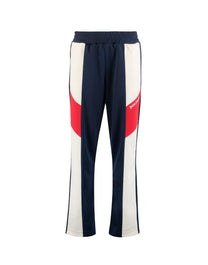 V COLORBLOCK TRACK PANTS NAVY BLUE WHIT PALM ANGELS