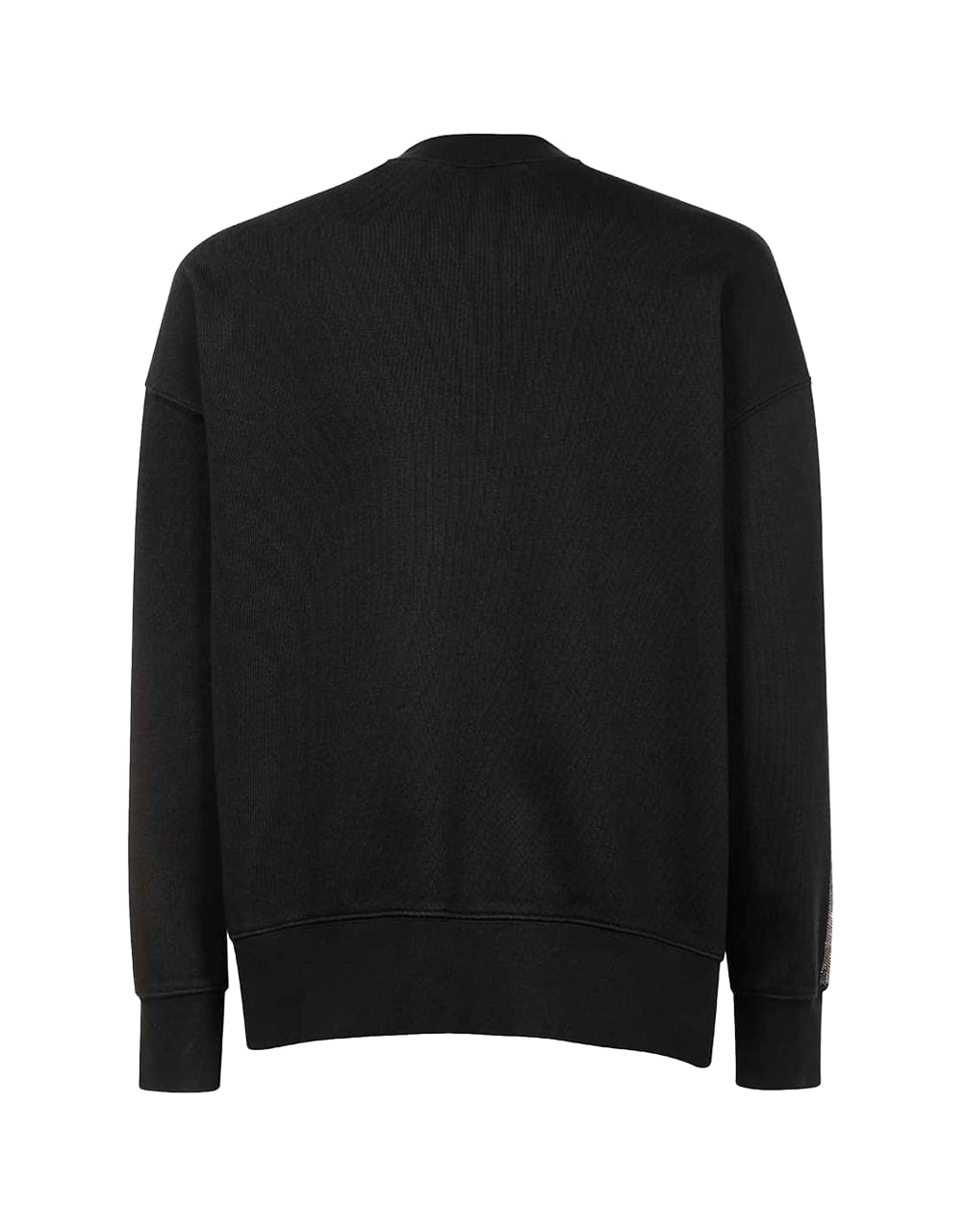 PXP STUDDED SIDE BAND CREW BLACK SILVER PALM ANGELS